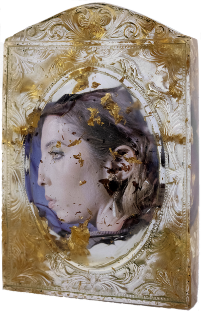 Yasmina Hilal | Portrait Of A Lady In Gold