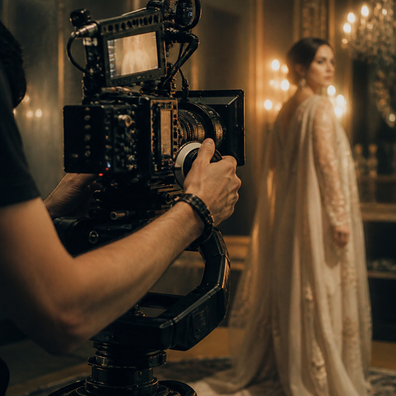 Plateau de tournage cinématographique d’un micro-drama