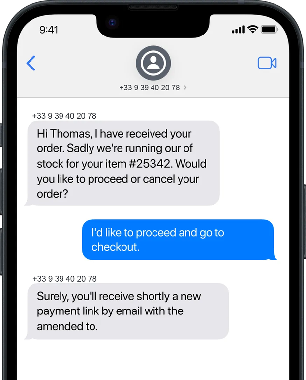 Order and Delivery Updates