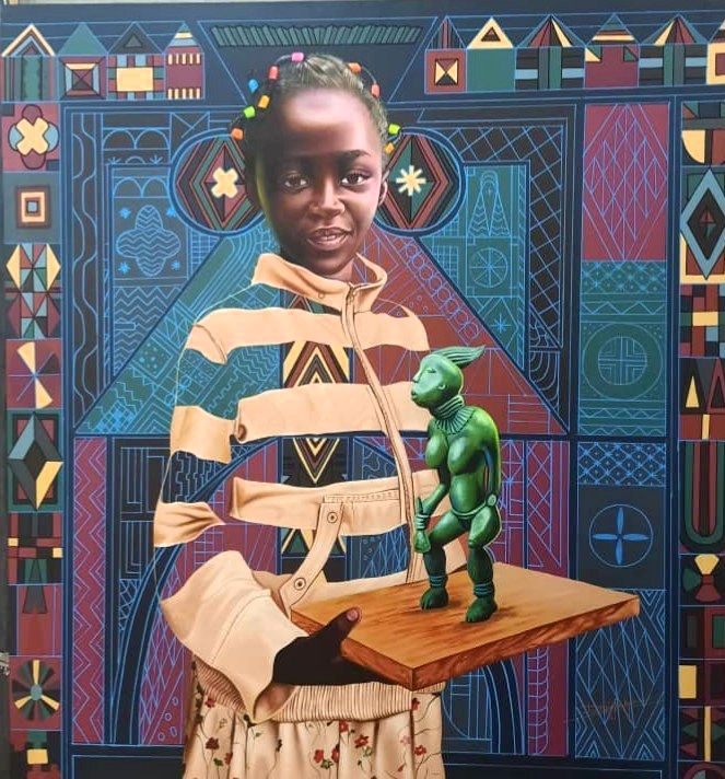 Dieudonné Djiela Kamkang - Untitled Child - African Arty