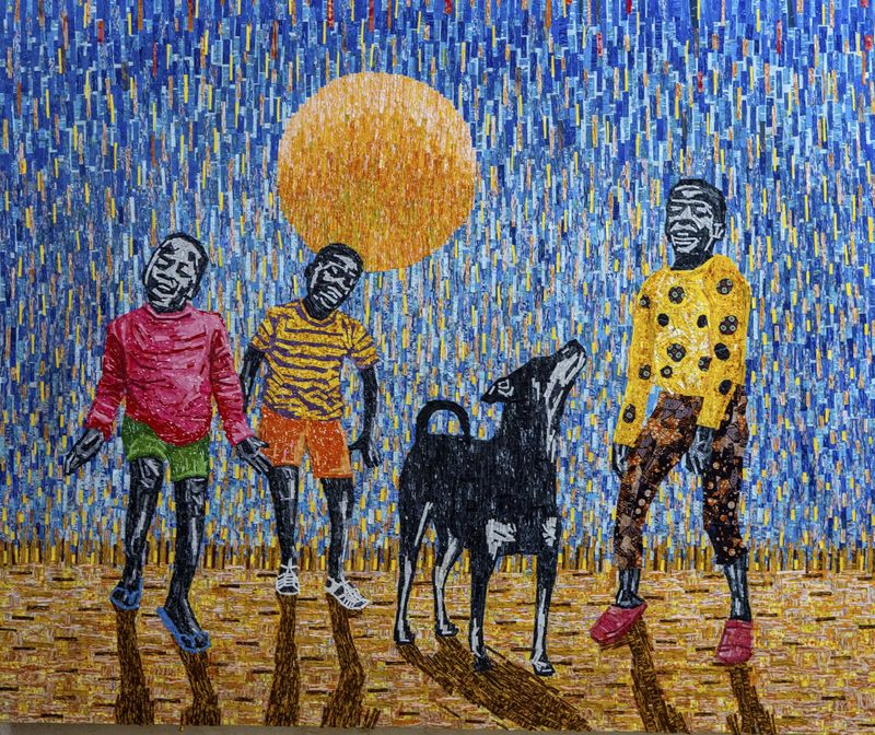 Amadou Opa Bathily - Le regard d'un amour - 2022 - 150x180 cm