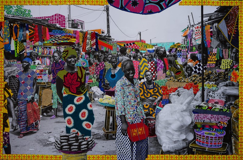 Claire Marboeuf - cocovid.60X90 african arty