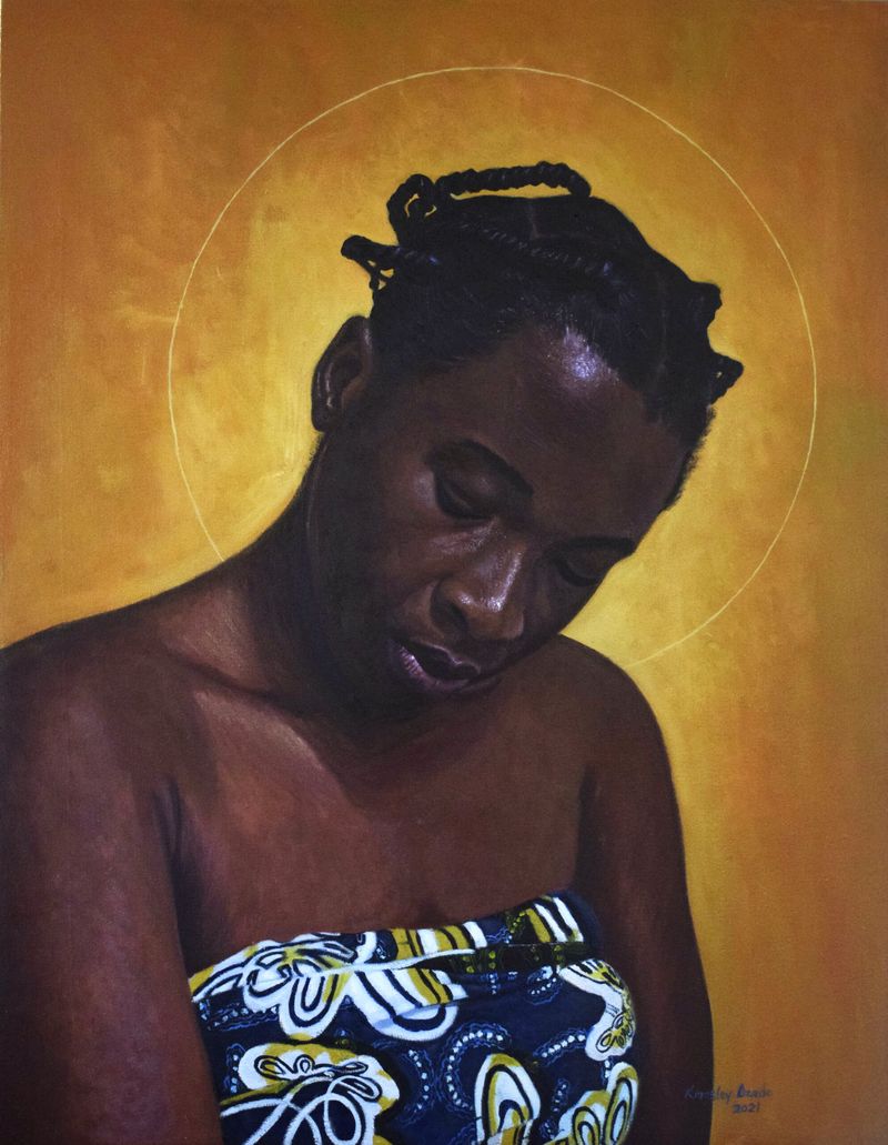 Kingsley Dzade - Self Love II - 91x72 cm