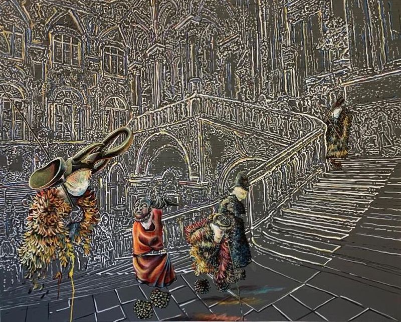 Franck Kemkeng Noah - Procession au Palais d'Hiver, Saint-PÃÂ©tersbourg