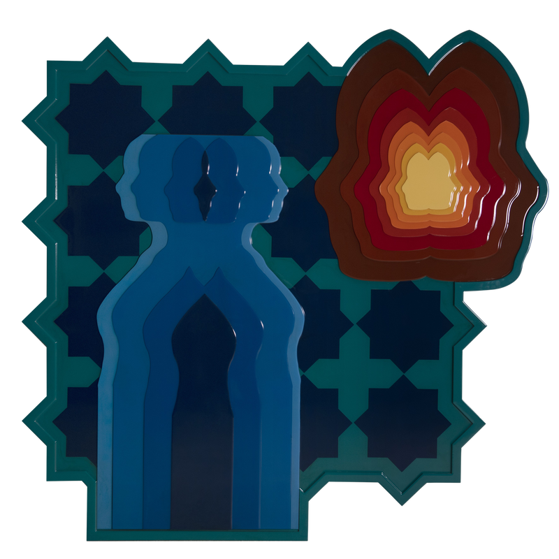 Zouhair Chihad -Sans_Titre__2024_-_Technique_mixte_et_rÃÂ©sine_sur_panneau_-_164x167cm-removebg